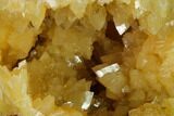 Calcite Crystal Filled Septarian Geode Egg - Utah #160274-1